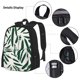 thumbnail image 3 of Fotbe Palm Branch With Leaves Set Escolar 3 en 1 para Niños - Mochila Duradera con Lonchera Aislante y Estuche para Lápices - Mochila Escolar para Niños y Niñas, 3 of 7