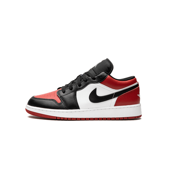 Jordan GRADE SCHOOL Air Jordan 1 Low GS "Bred Toe" 553560 612 from Stadium Goods