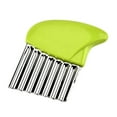 thumbnail image 1 of WHEANG Potato Cutter Wavy Crinkle Cutting Tool For Cutting Potato Carrot Cucumber Chopping Soft Handle Stainless Steel Cutter And Convenience Chopper Kitchen Tools, 1 of 2
