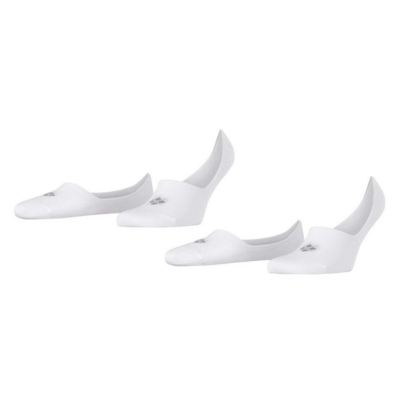 Burlington Men's Socks, 2-pack - Everyday IN, Anti-Slip Heel, Solid Color White 41-42 (7-8 UK)