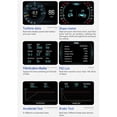 thumbnail image 3 of 7pcs/set Ap-5 Hud Head-up Display Multifunctional Obd2+gps+incline Meter Obd Gps Driving Modified Code Car Interiors Accessories black, 3 of 4