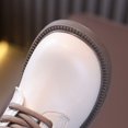 thumbnail image 6 of Cethrio Little Girls Lace Up Boots, Comfortable Fall Winter Round Toe Non-Slip Ankle Boots Beige Size 12.5 Little Kids, 6 of 8