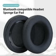 thumbnail image 2 of ruhuadgb Headset Earmuffs Breathable Cozy Wear Solid Color Soft Ear Cushion Protective Accessories Wireless Headphone Replacement Ear Pad for Philips SHP9500 Earphone, 2 of 7