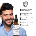 thumbnail image 2 of Hair Rejuvenation Serum- Maximum Strength DHT Blocker. Repairs & Stimulates New Follicle Hair Growth. Grow Stronger, Thicker, Fuller, Longer, Healthier Looking Hair. For Men & Women., 2 of 9
