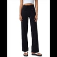 thumbnail image 1 of Pantalones Anchos y Cómodos para Mujer, con Bolsillos Grandes, para Fitness, Yoga y Deportes Casuales. Negro Extendido L, 1 of 8