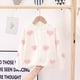 thumbnail image 1 of Cárdigan Wancir de cuello redondo para niñas, suéter de algodón de manga larga con botones para niñas, suéteres de uniforme para niñas pequeñas, 1 of 7