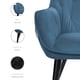 thumbnail image 4 of JUEGO DE 2 SILLAS VELVET MODERNAS PARA COMEDOR MARCA GRAVITA, 4 of 7