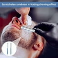 thumbnail image 6 of Straight Bladed Beard Razors, Men'S Beard Trimmers, Eyebrow Razors, Beard Shaping Tools, Used For Facial Hair Removal, Replacing Travel Beauty Styling 5 Pieces of Blue, 6 of 6