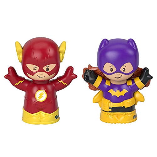 HTF 2020 Fisher Little People DC Super Friends Batgirl & The Flash for sale online 