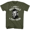 thumbnail image 2 of Mr. T Don't Hate Pity Military Green Adult T-Shirt, 2 of 2