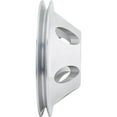 thumbnail image 4 of Speedway Motors Small Block Chevy Aluminum Pulley Set for Long Water Pump, 1-Groove Upper and 2-Groove Lower V-Belt Design, Lightweight Cast Aluminum, 1969–85 SBC, 4 of 9