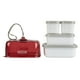 thumbnail image 2 of Set de 4 piezas Rubbermaid Fasten + Go Marsala para sándwiches, 2 of 6