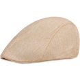 thumbnail image 1 of "Xishao Gorra negra de algodón y lino para hombre, estilo retro, con pico de mediana edad y ancianos, sombrero fino de verano hacia adelante" Xishao ropa, 1 of 2