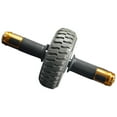 thumbnail image 1 of relayinert Ab Wheel Workout Abdomen Exerciser Roller Home Gym Trainer Versatile and Efficient Gray 15x5cm, 1 of 6