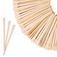 thumbnail image 1 of Palitos de cera de madera: pequeños palitos aplicadores de cera para cejas, labios y nariz para depilar y suavizar la piel: uso en spa y en el hogar, 1 of 5