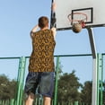 thumbnail image 5 of Naloa Snake Skin Basketball Jersey Reversible Men's Mesh Athletic Sports Shirts Training Practice S-4XLLarge, 5 of 6