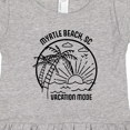 thumbnail image 4 of Inktastic Summer Vacation Mode Myrtle Beach South Carolina Girls Toddler Dress, 4 of 5
