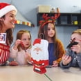 thumbnail image 4 of OULII Santa Clause Pinata Red Paper Party Decoration Candy Filled Christmas Theme Hanging Prop, 4 of 8