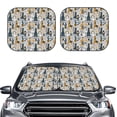 thumbnail image 2 of Balery Llama and Cactus1 Parasol para parabrisas de coche de 2 piezas | Parasol plegable para parabrisas delantero de coche para la mayoría de sedanes-Large, 2 of 6