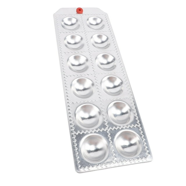 Ravioli Maker, Time Saving Round 12 Hole Pelmeni Maker for Kitchen