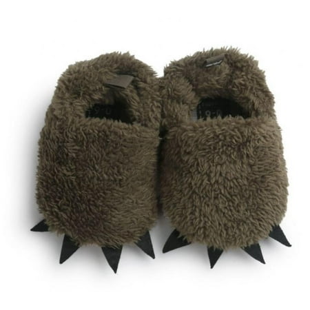 

Newborn Baby Boys Girls Cozy Fleece Booties Non Skid Soft Sole Infant Toddler Crib Winter Shoes 0-18M