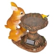thumbnail image 5 of Jinsinto 1 Pce Statue Lumineuse Solaire en Résine en Forme de Rabbit Mignonne - Décoration Extérieure pour Patio, Jardin, 5 of 5