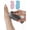 Pink+blue, variant on PTSPLLMY 2 Pcs Magic Exfoliating Bath Sponge,3D Super Soft Body Exfoliating Bath Sponge for Adults Children and Pregnant Women Skin Friendly and Reusable. (Pink+Blue)