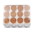 thumbnail image 2 of 12 Pcs 25ML Bocal de Stockage en Verre Transparent Réservoir Scellé Boîtes Nourriture Fleur Thé Fruits Secs Grains Récipient de Stockage avec Bouchons en Liège, 2 of 6