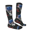 thumbnail image 3 of Balery Largemouth Bass Fish In Usa Fun Novelty Socks Men'S Women'S Crew Socks Funny Crazy Novelty Socks Quirky And Cool Socks, 3 of 9