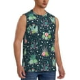 thumbnail image 2 of Kdxio Cactus 2 for Men's Muscle T-shirt,Sleeveless for Workout Running Athletic Gym Lounge Casual, 2 of 7