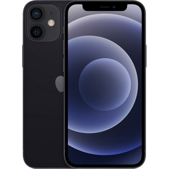 Apple iPhone 12 Mini 5G 128GB - Black 5.4" Super Retina XDR OLED Display - 12MP Rear 12MP Front Camera - 2227mAh Battery A14 Bionic Chip - Certified Refurbished - Unlocked Excellent Condition