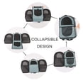 thumbnail image 4 of Apollo Walker Mochila transportadora para mascotas para gatos y perros grandes/pequeños, cachorros, características de seguridad y respaldo acolchado para viajes, senderismo, uso al aire libre, 4 of 5