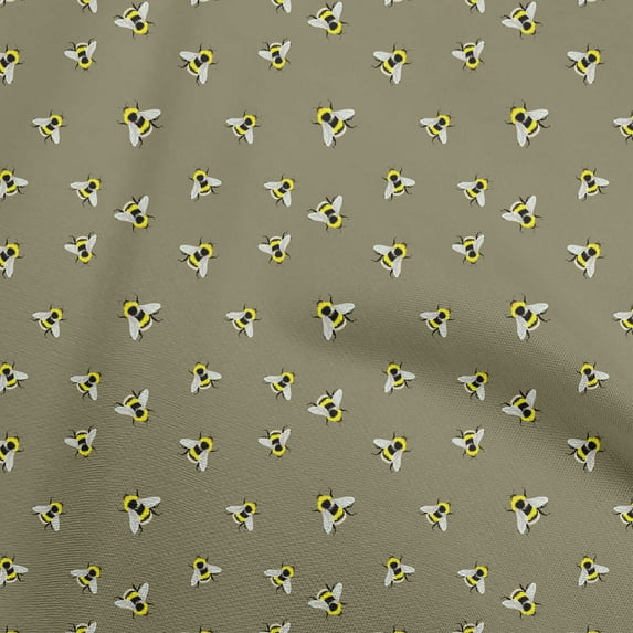 oneOone Georgette Viscose Dark Olive Green Fabric Dress Material Fabric Print Fabric By The Yard 42 Inch Wide