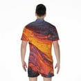 thumbnail image 2 of Volcano Lava Short Sleeve Men'S Rompers Casual Summer Jumpsuits Outfit, 2 of 4