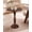 Burnt, variant on Wooden Coffee Table,End Table with Single Pillar,Small Table,Night Stand,Side Table,Bedside Table,Living Room Side Table for Magazines, Books & Plants - 18"x22" - Burnt