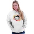 thumbnail image 5 of Betty Boop XO Hugs and Kisses Hoodie Sweatshirt Women Brisco Brands S, 5 of 6