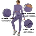 thumbnail image 5 of VASLANDA Women's High Waist Workout Compression Seamless Fitness Yoga Leggings Butt Lift Active Tights Stretch Pants, 5 of 6