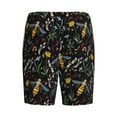thumbnail image 2 of Haiem Wasp and Florals Men's Pajama Short with Soft Woven Cotton Elastic Waistband Sleep Short-Medium, 2 of 9