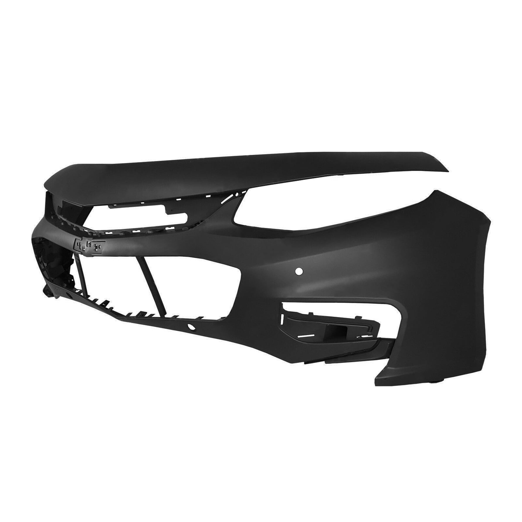 SEBLAFF Primered Front Bumper Cover for 2016 2017 2018 16-18 Chevy Malibu with LED Running Lamps