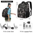 thumbnail image 4 of Mochila para portátil Liokesa Camo resistente al agua de 15.6 pulgadas, 4 of 7