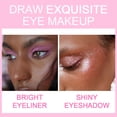 thumbnail image 4 of Glitter Colorful Liquid Eyeliner Long Lasting Waterproof Non-smudge for Holiday Parties Makeup Tools Cosmetics, Flash #2, 4 of 5