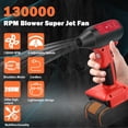 thumbnail image 3 of for Worx Leaf Jet Dry Mini Blower, Compressed air Duster, Mini Blower Adapter for Worx 20 V Battery, dust Blower, Electric dust Blower, 130,000 RPM high Speed Blower, (no Battery), 3 of 7
