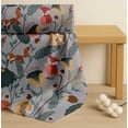 thumbnail image 4 of Soimoi Cotton Voile Fabric Floral,Porcupine & Fox Cartoon Print Fabric by the Yard 56 Inch Wide, 4 of 7