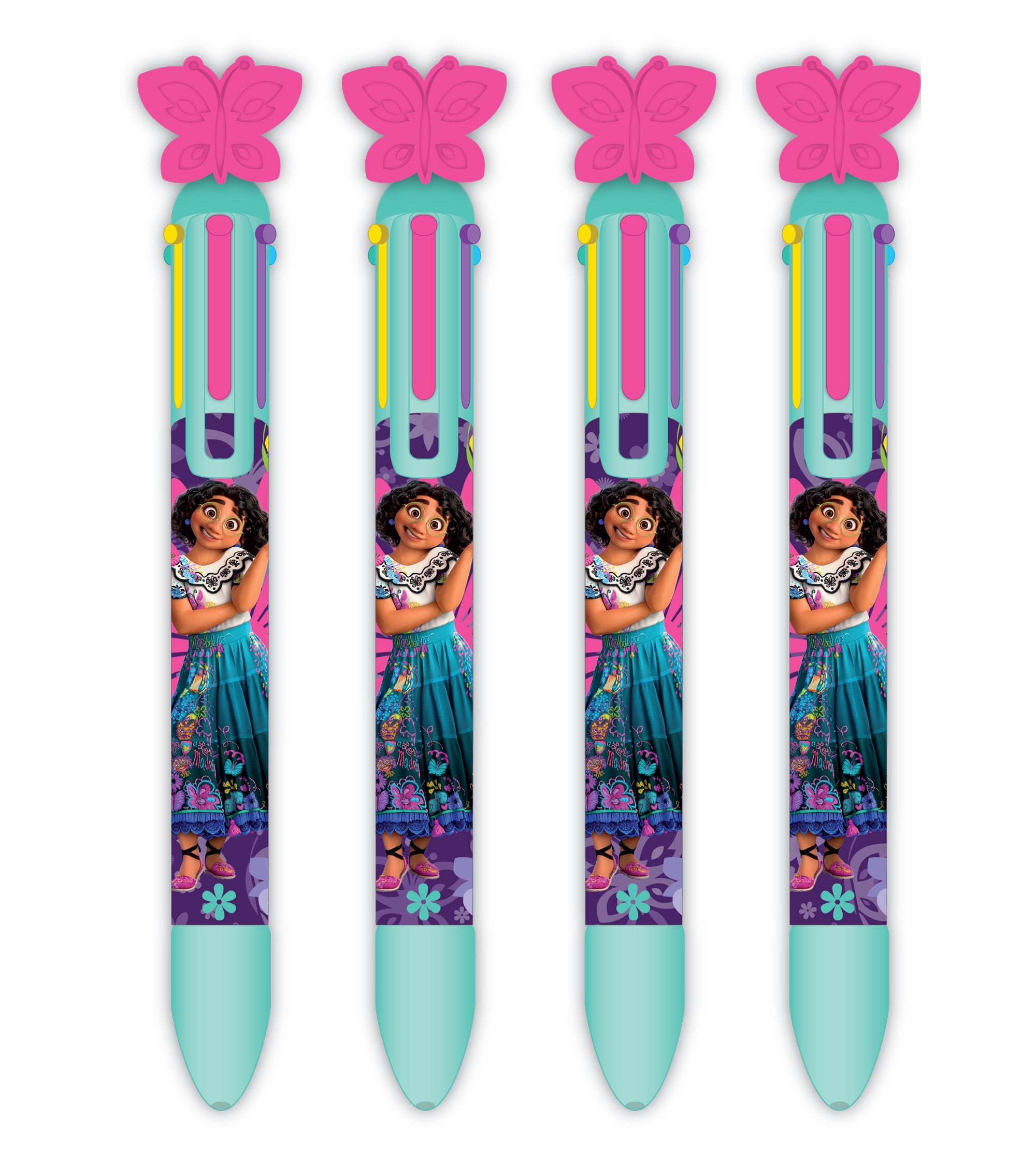 Encanto Multi-Color Pen, Mirabel, 4 Count, Birthday, Party Favors
