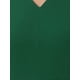 thumbnail image 5 of INSPIRAR CHIC Mono de Pierna Ancha para Mujeres Chifón Cuello en V Cóctel Sin Mangas Mono M Verde Oscuro, 5 of 6