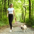 thumbnail image 5 of VIVAGLORY Dog Leash with Padded Handle, Reflective Nylon Lead, Small, Pink, 3 ft, 5 of 7
