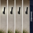 thumbnail image 6 of LUXRITE 15-Inch LED Curved Outdoor Wall Sconce, 5CCT, 1000LM, 15W, IP65, Dimmable, Exterior Light Fixture Black 2 Pack, 6 of 7