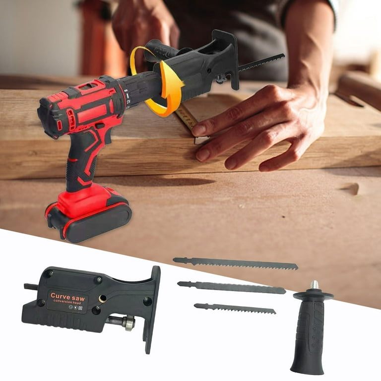 Reciprocating Saw Accessory For Cordless Drill