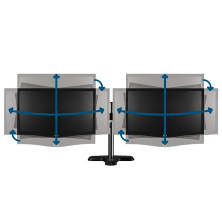 Ac Z2 Pro Desk Mount Dual Monitor Arm With 4 Ports Usb 3 0 Hub