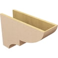 thumbnail image 5 of 8"W x 24"D x 16"H Classic Ridgewood Rough Cedar Woodgrain TimberThane Corbel, Primed Tan, 5 of 6